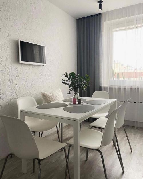 Интерьер квартиры в светлых оттенках. 02