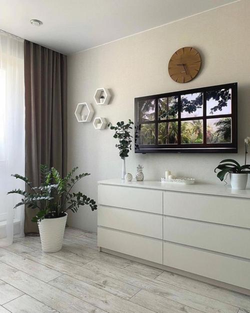 Интерьер квартиры в светлых оттенках. 03