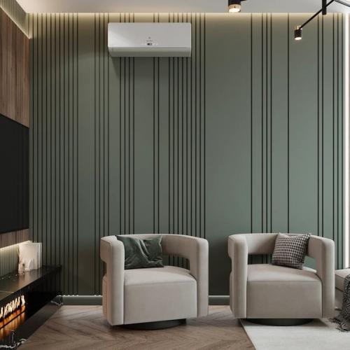 Кухня - гостиная и коридор из одного проекта в едином стиле. 05