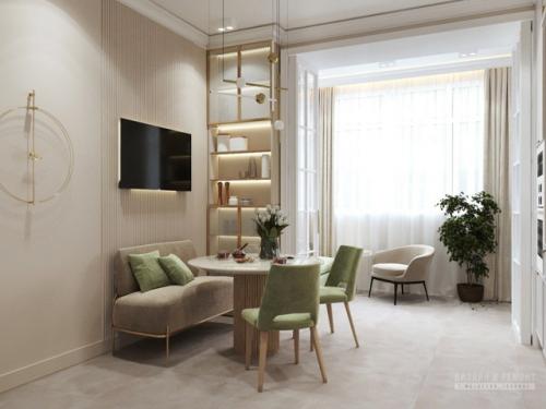 Эта квартира - пример того, как можно бережно адаптировать пространство с историей под современные нужды, не теряя его уникальности. 02