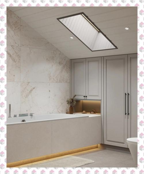 Стильный санузел в загородном доме.