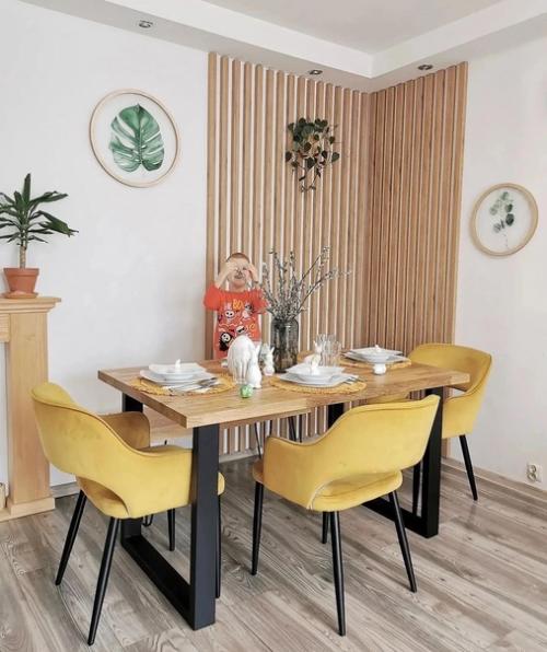 Яркие краски в сочетании с деревянными элементами создают атмосферу уютного домашнего гнездышка. 08