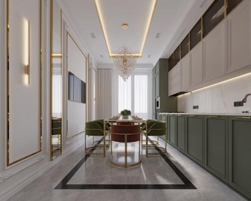 Эта кухня - пример того, как можно объединить стиль, функциональность и тишину загородной жизни в одном пространстве. 03