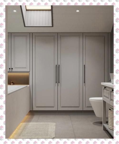 Стильный санузел в загородном доме. 02