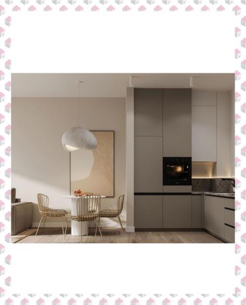 Кухня в стиле - минимализм.