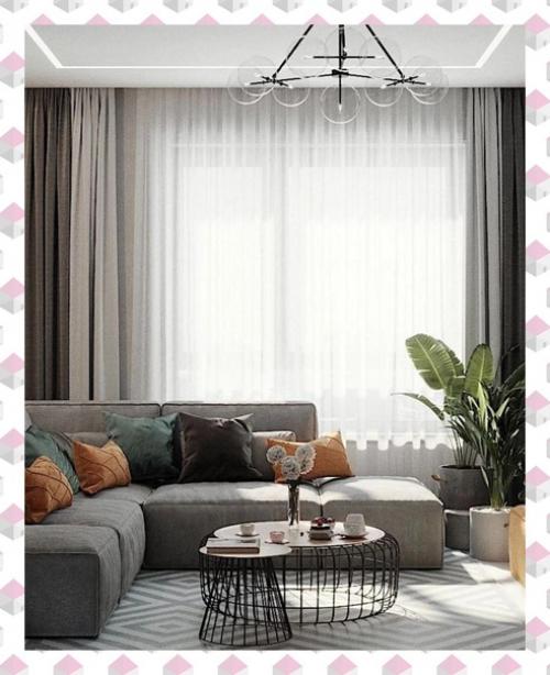 Двухкомнатная квартира.  Стильный и комфортный дизайн.