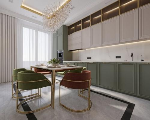 Эта кухня - пример того, как можно объединить стиль, функциональность и тишину загородной жизни в одном пространстве. 05