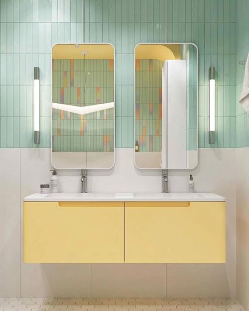 Необычный дизайн - проект ванной комнаты. 02