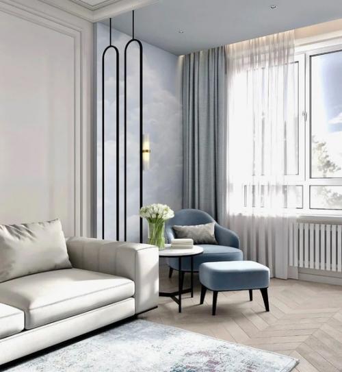 Гостиная в стиле - современная классика. 04