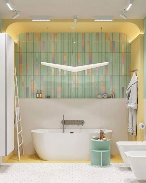 Необычный дизайн - проект ванной комнаты.