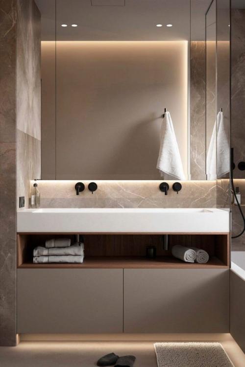 Стильный и продуманный до мелочей санузел площадью 5, 59 кв. 03