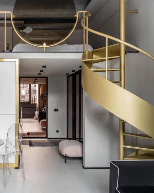 Двухуровневая квартира, общей площадью 41 кв. 01