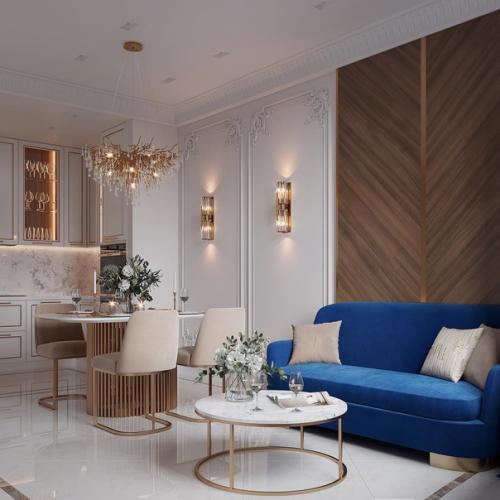 Кухня - столовая, площадью - 18 кв. 02