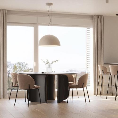 Стильная кухня - гостиная. 01