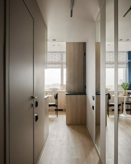 Эти апартаменты стали примером того, как даже на небольшой площади можно создать стильное и функциональное пространство для жизни. 07