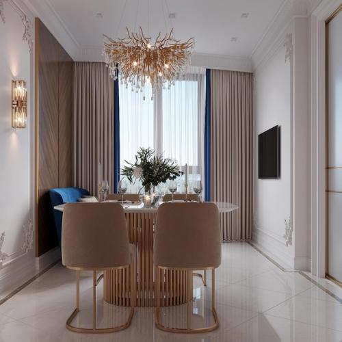 Кухня - столовая, площадью - 18 кв. 03