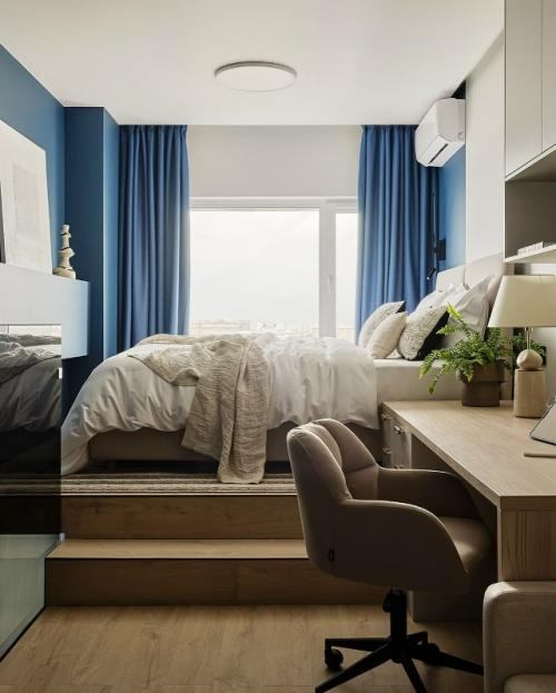 Эти апартаменты стали примером того, как даже на небольшой площади можно создать стильное и функциональное пространство для жизни. 04