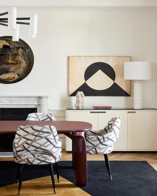 Квартира с яркой геометрией в духе 1970-х. 05