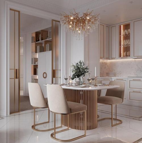 Кухня - столовая, площадью - 18 кв. 05