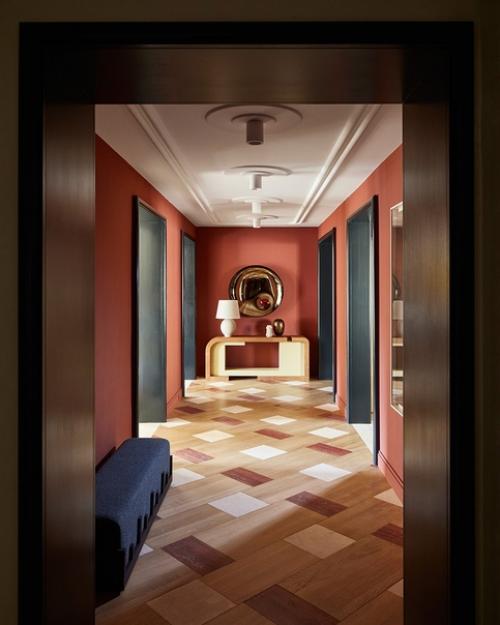 Квартира с яркой геометрией в духе 1970-х. 06