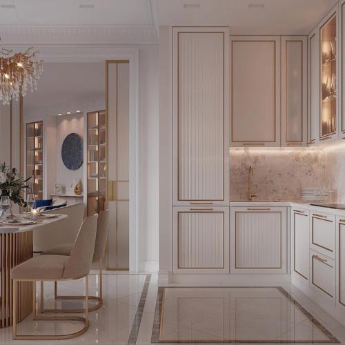 Кухня - столовая, площадью - 18 кв. 01