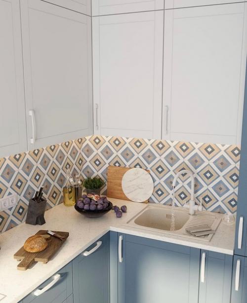 Кухня - гостиная, площадью - 13, 2 кв. 01