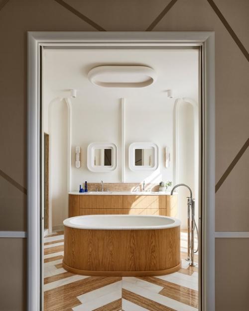 Квартира с яркой геометрией в духе 1970-х. 03