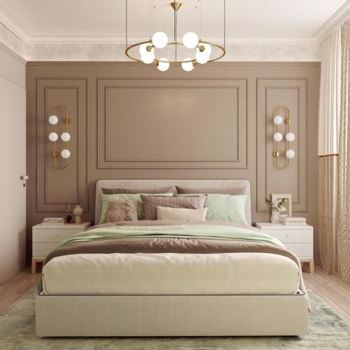 Светлая спальня, площадью - 11 кв. 04