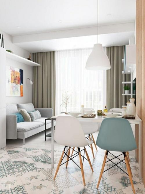 Проект однокомнатной квартиры в Сочи.