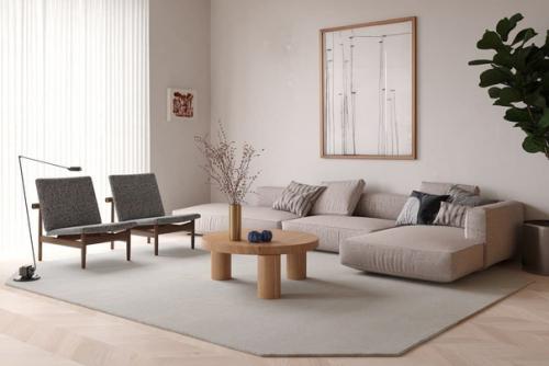 Минималистичный интерьер, в котором можно увидеть тренды.