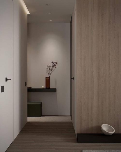 Приятный интерьер, в котором нет ничего лишнего, нет каких-то ярких вещей, которые портили бы красивый дизайн квартиры. 01