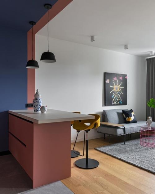 Дизайн - проект квартиры в стиле модерн. 04