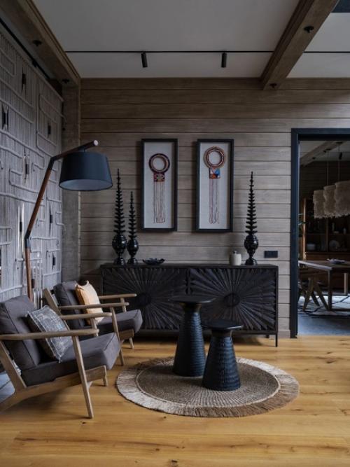 Загородный дом в стиле бохо. 02