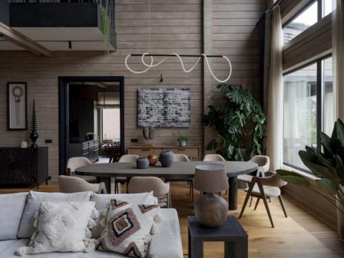 Загородный дом в стиле бохо. 01