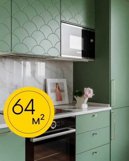 Квартира, площадью 64 кв.