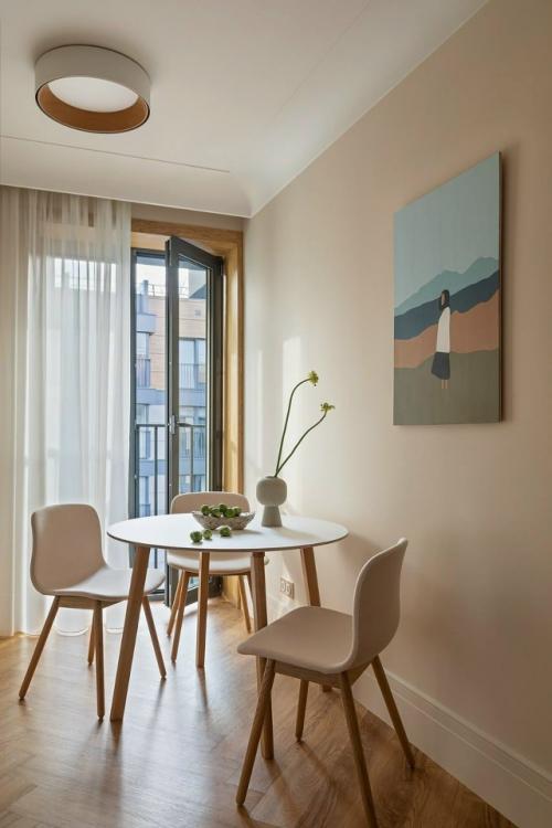 Небольшие апартаменты площадью 38 кв. 04