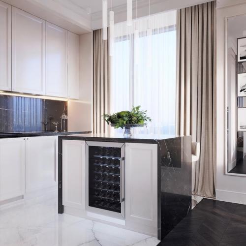 Кухня - столовая.  Очень повезет тем, кто будет там жить.