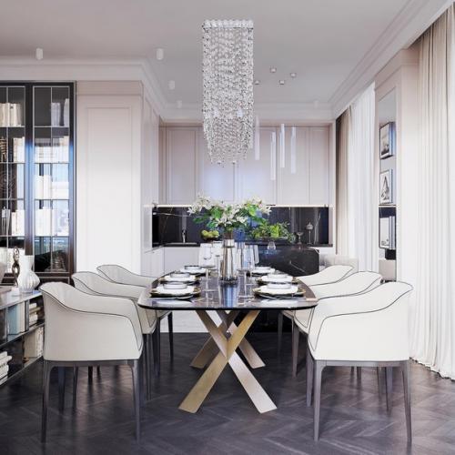 Кухня - столовая.  Очень повезет тем, кто будет там жить. 05