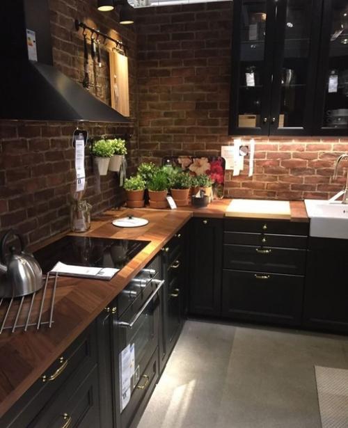 Стильные черные кухни! 01