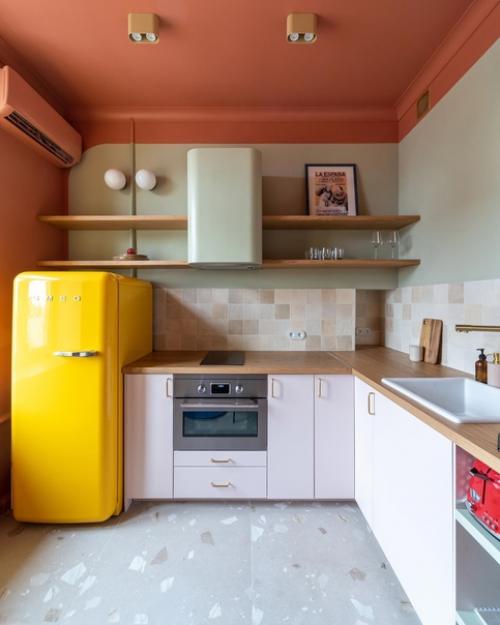 Сочная кухня после капитального ремонта.