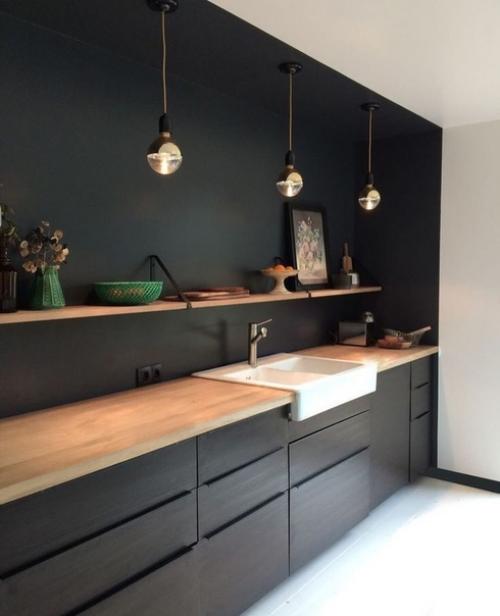 Стильные черные кухни! 03
