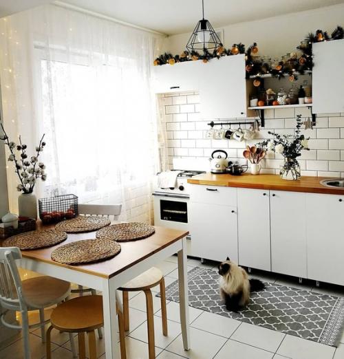 Кухня в хрущевке, площадью - 6 кв.