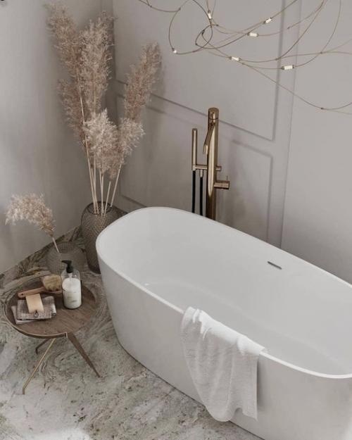 Санузел в светлой цветовой гамме. 04