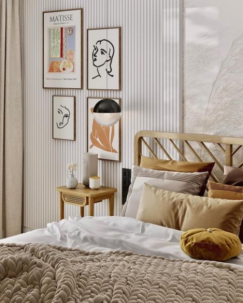 Уютная и очень тёплая спальня. 01