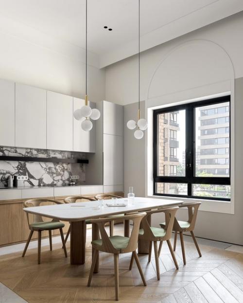 Кухня - гостиная. Интерьер, в котором нет какого-то ярко выраженного стиля. 02