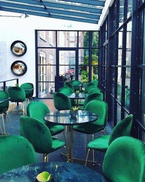 Зеленый цвет в интерьере. 07