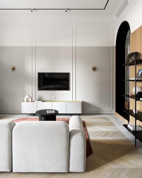 Кухня - гостиная. Интерьер, в котором нет какого-то ярко выраженного стиля. 06