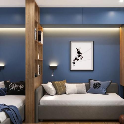 Детская комната для двух мальчишек. 01