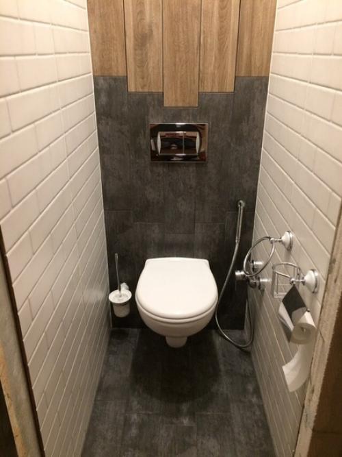 Преобразили ванную и санузел насколько смогли! 08