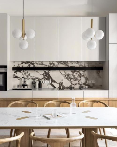 Кухня - гостиная. Интерьер, в котором нет какого-то ярко выраженного стиля. 01